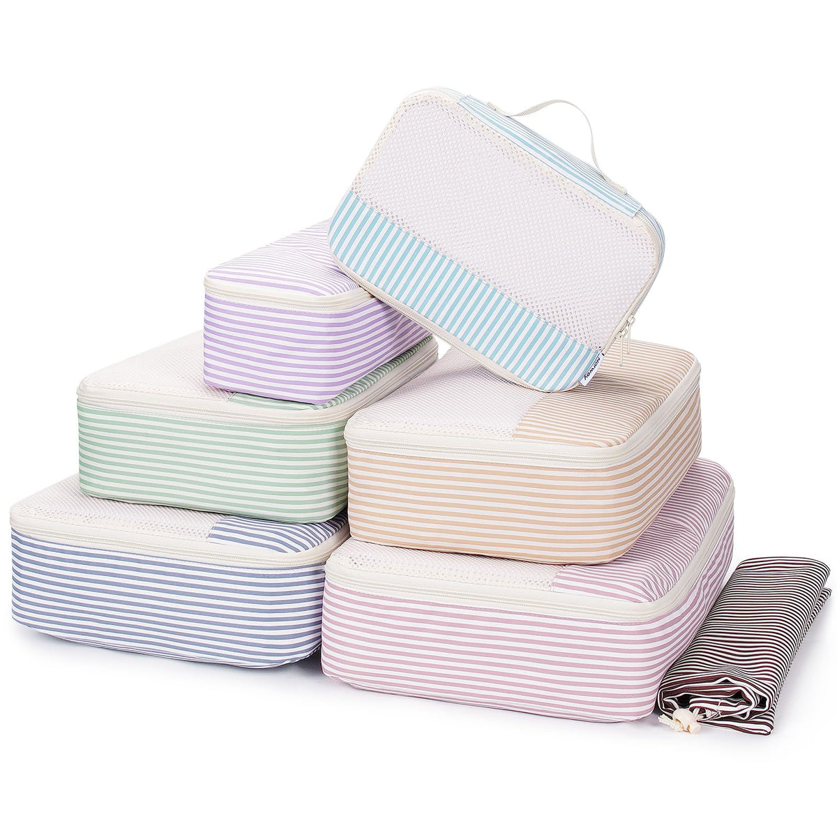 Narwey Packing Cubes for Travel, Luggage Organizer Bags for Women Kids