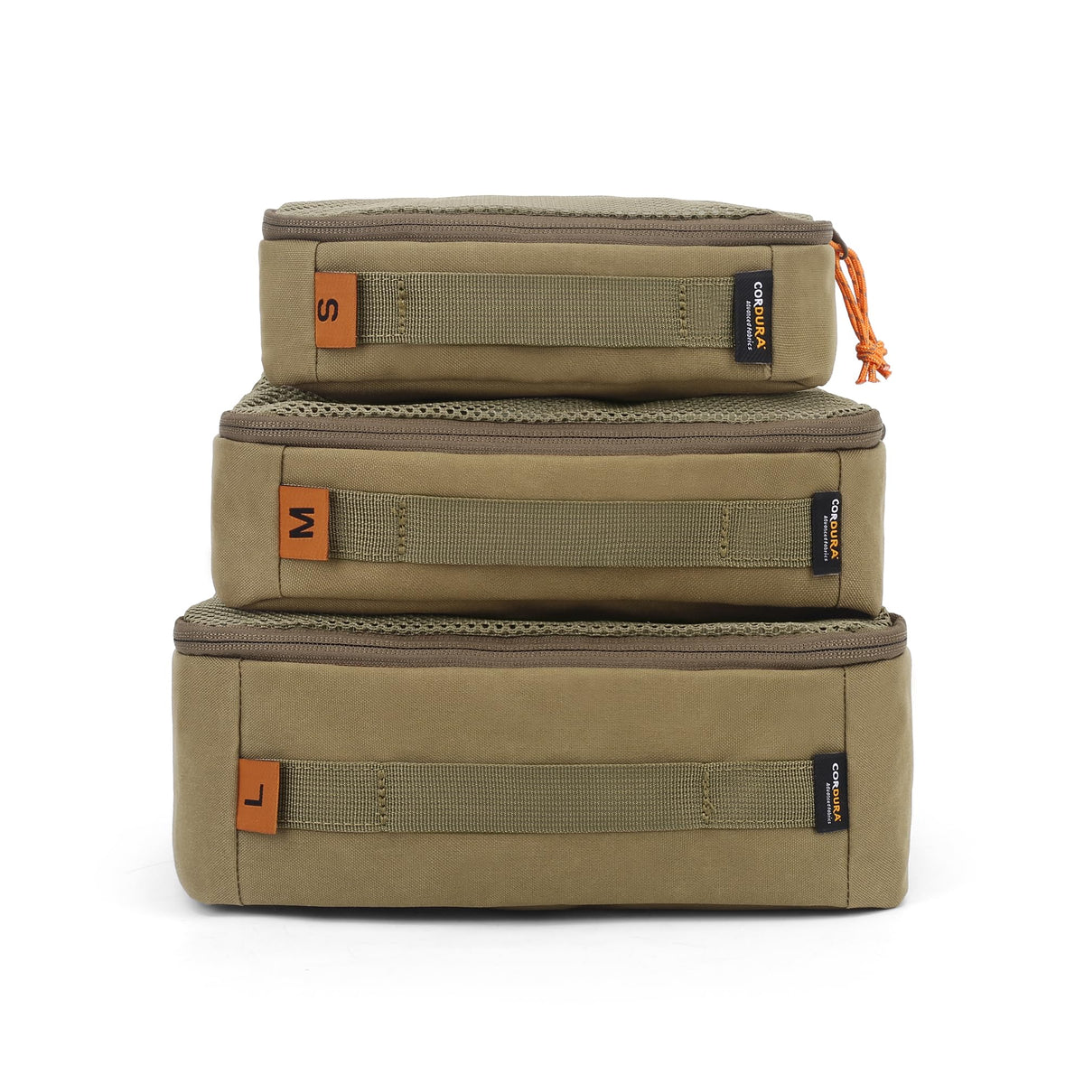 Mardingtop Packing Cubes for Travel, 3 Pack Cordura Tactical Luggage Organizer Bags Set for Outdoor Camping,Backpacking,Hiking