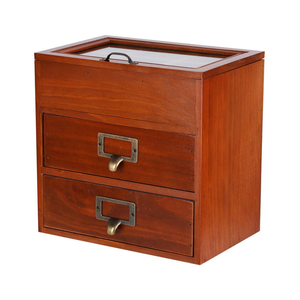 Small Wooden Drawers Wooden Box with Drawer Black