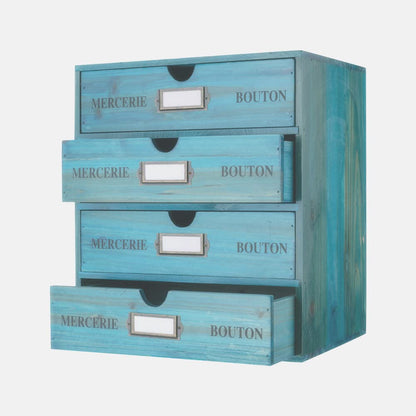 Small Wooden Drawers Wooden Box with Drawer Black