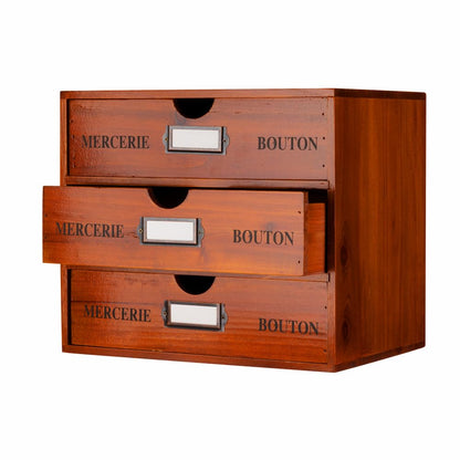 Small Wooden Drawers Wooden Box with Drawer Black