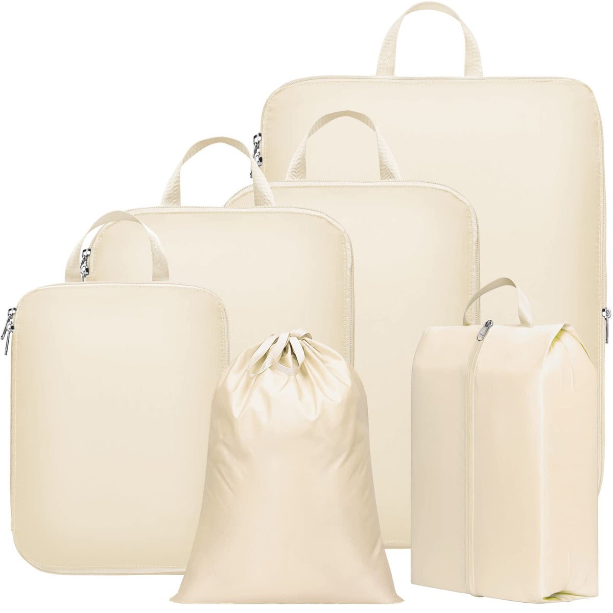 Cambond Compression Packing Cubes for Travel - Luggage Suitcase Organizer