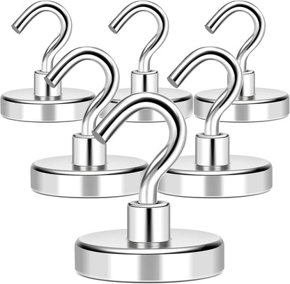 MIKEDE 80LBS Magnetic Hooks, Strong Cruise Cabin Ship Essentials Black