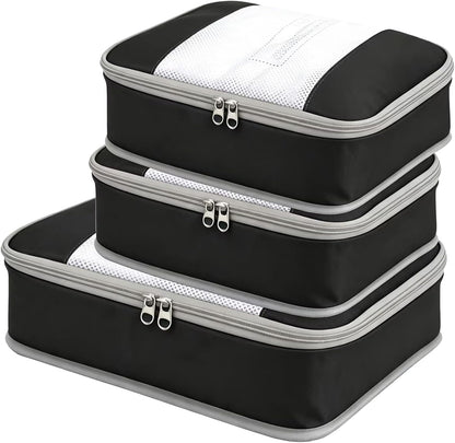 Packing Cubes for Travel - Luggage Organizer Bags for 24" Suitcase Clothes Accessories Storage Travel Organizer Cubes for Luggage 1/2X1PACK+1/4X2PACK