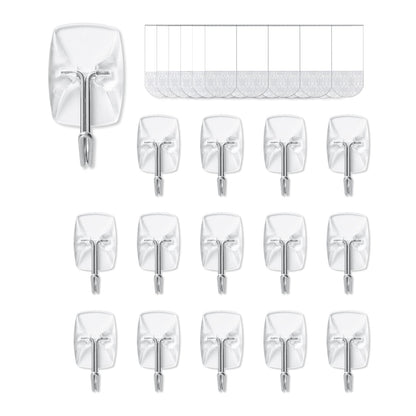 MOVELYST White Wall Hooks for Hanging, 32 Hooks+40 Strips, Value Pack (S)