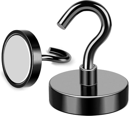 MIKEDE 80LBS Magnetic Hooks, Strong Cruise Cabin Ship Essentials Black