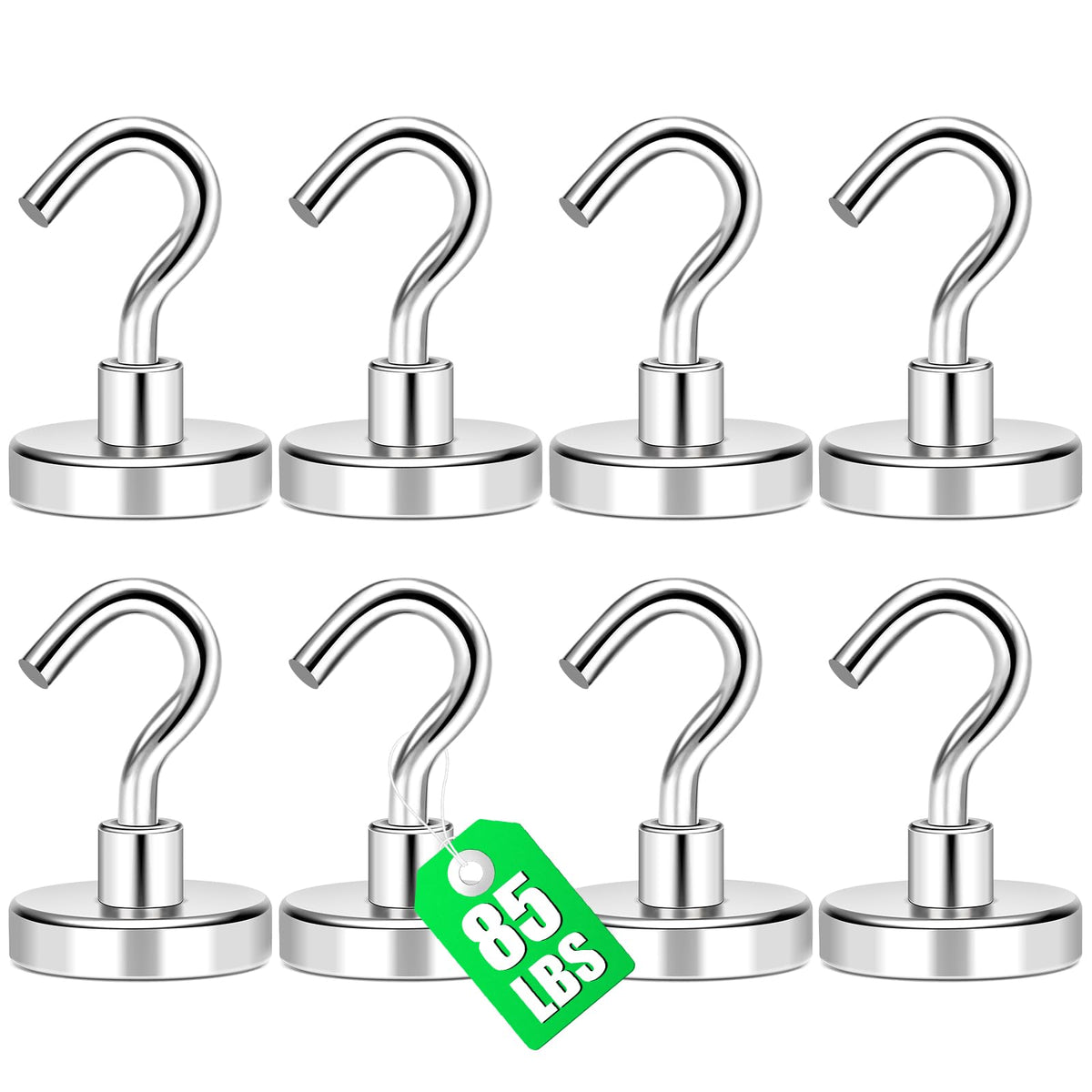 MIKEDE 80LBS Magnetic Hooks, Strong Cruise Cabin Ship Essentials Black