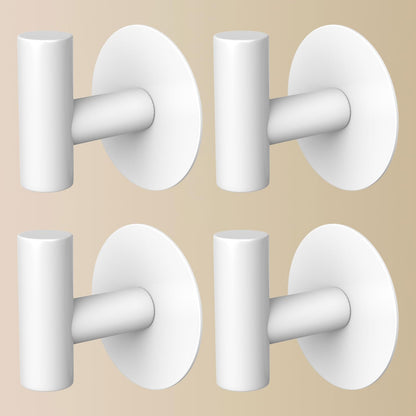 Self-Adhesive Coat Hooks, Stainless Steel Heavy Duty Wall Hooks, Towel Hooks for Hanging Robes, Aprons, Coats and Hats in Bathrooms,Kitchens and Hotels(2 Pack, Black)