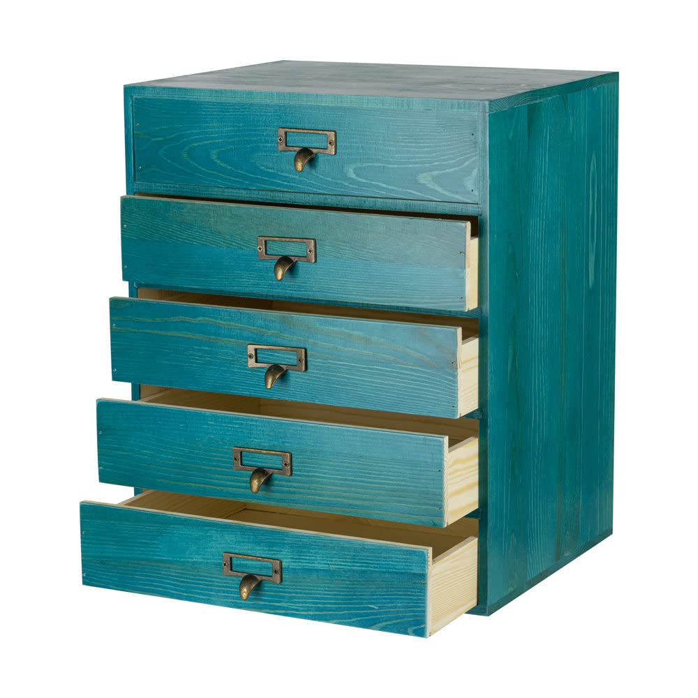 GoooodGift Wooden Drawers Small Wooden Box with Drawer, Brown