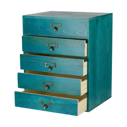 GoooodGift Wooden Drawers Small Wooden Box with Drawer, Brown