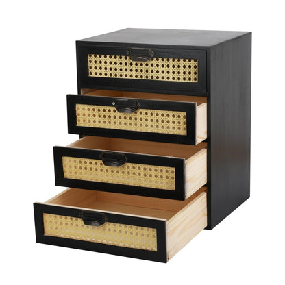 GoooodGift Wooden Drawers Small Wooden Box with Drawer, Brown