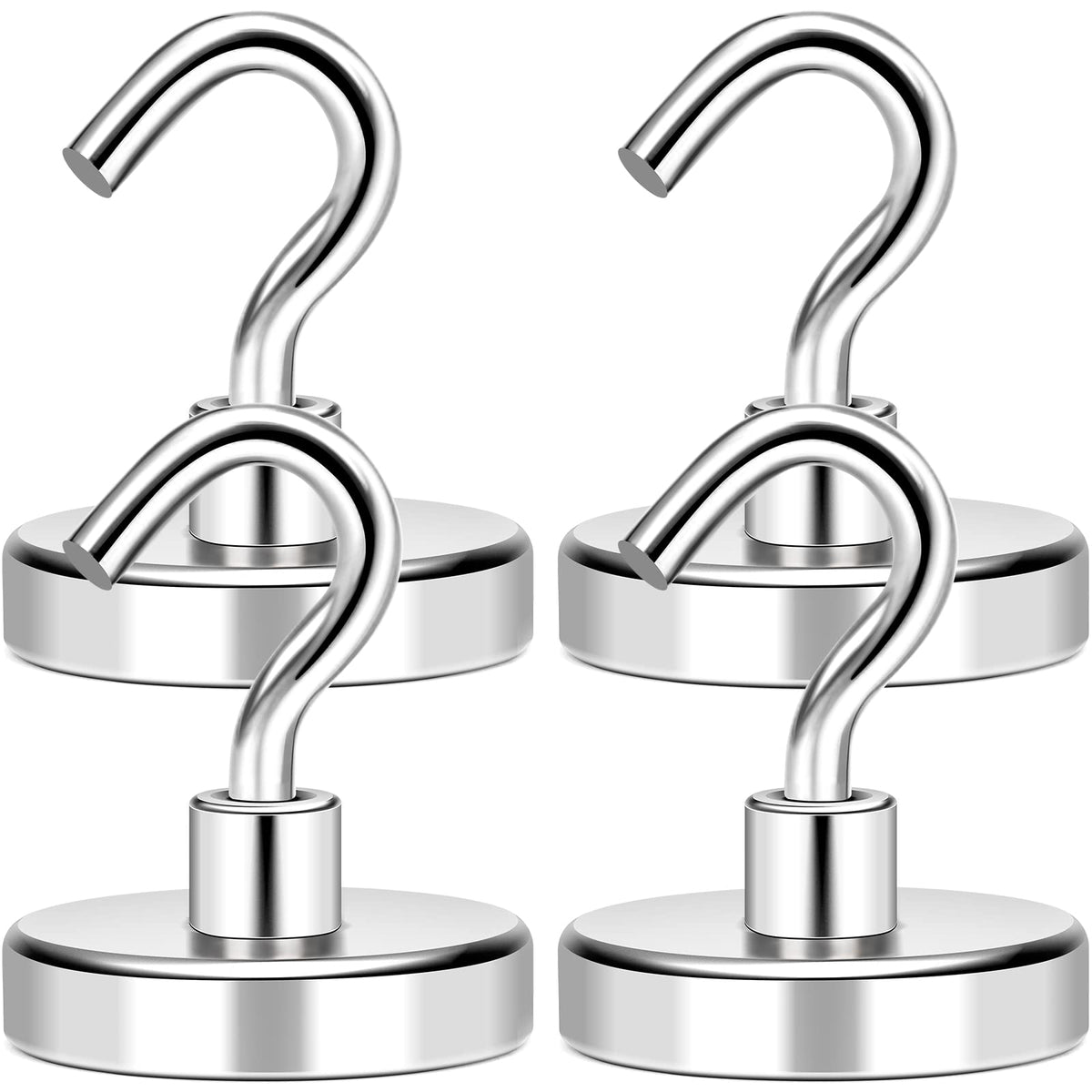 MIKEDE 80LBS Magnetic Hooks, Strong Cruise Cabin Ship Essentials Black