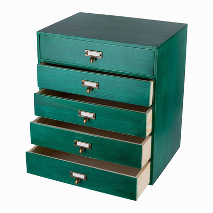 GoooodGift Wooden Drawers Small Wooden Box with Drawer, Brown