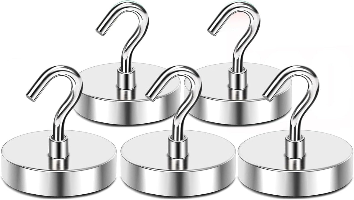 MIKEDE 80LBS Magnetic Hooks, Strong Cruise Cabin Ship Essentials Black