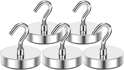 MIKEDE 80LBS Magnetic Hooks, Strong Cruise Cabin Ship Essentials Black