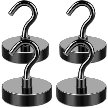 MIKEDE 80LBS Magnetic Hooks, Strong Cruise Cabin Ship Essentials Black