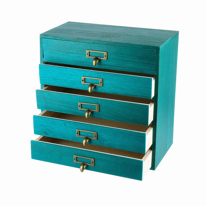 GoooodGift Wooden Drawers Small Wooden Box with Drawer, Brown