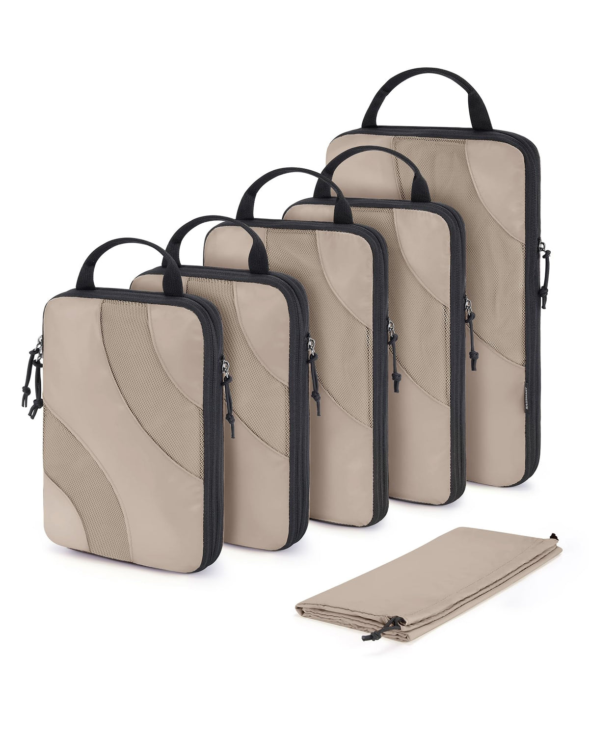 BAGSMART Compression Packing Cubes for Travel