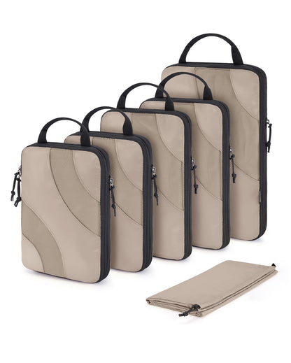 BAGSMART Compression Packing Cubes for Travel