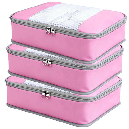 Packing Cubes for Travel - Luggage Organizer Bags for 24" Suitcase Clothes Accessories Storage Travel Organizer Cubes for Luggage 1/2X1PACK+1/4X2PACK