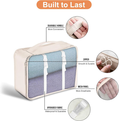 Packing Cubes for Travel 8 Set Luggage Organizer Bags