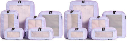 Aerotrunk Compression Packing Cubes for Travel, 6-Pack, Beige