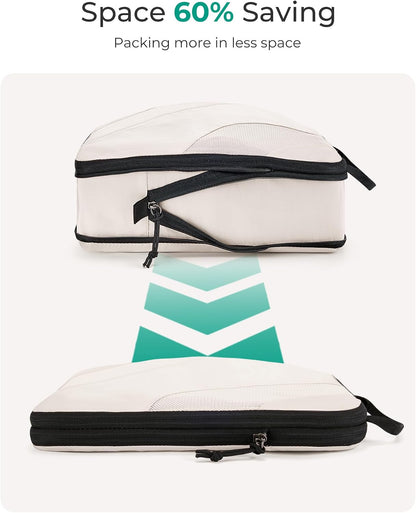 BAGSMART Compression Packing Cubes for Travel