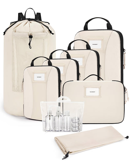 BAGSMART Compression Packing Cubes, Lightweight Travel Essentials