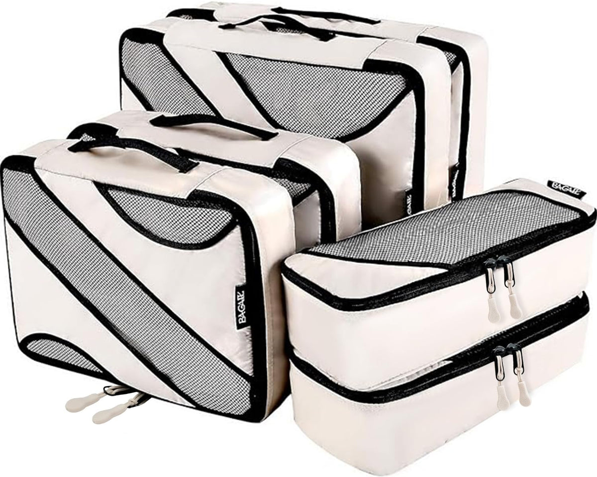 BAGAIL 6 Set Packing Cubes,Travel Luggage Packing Organizers