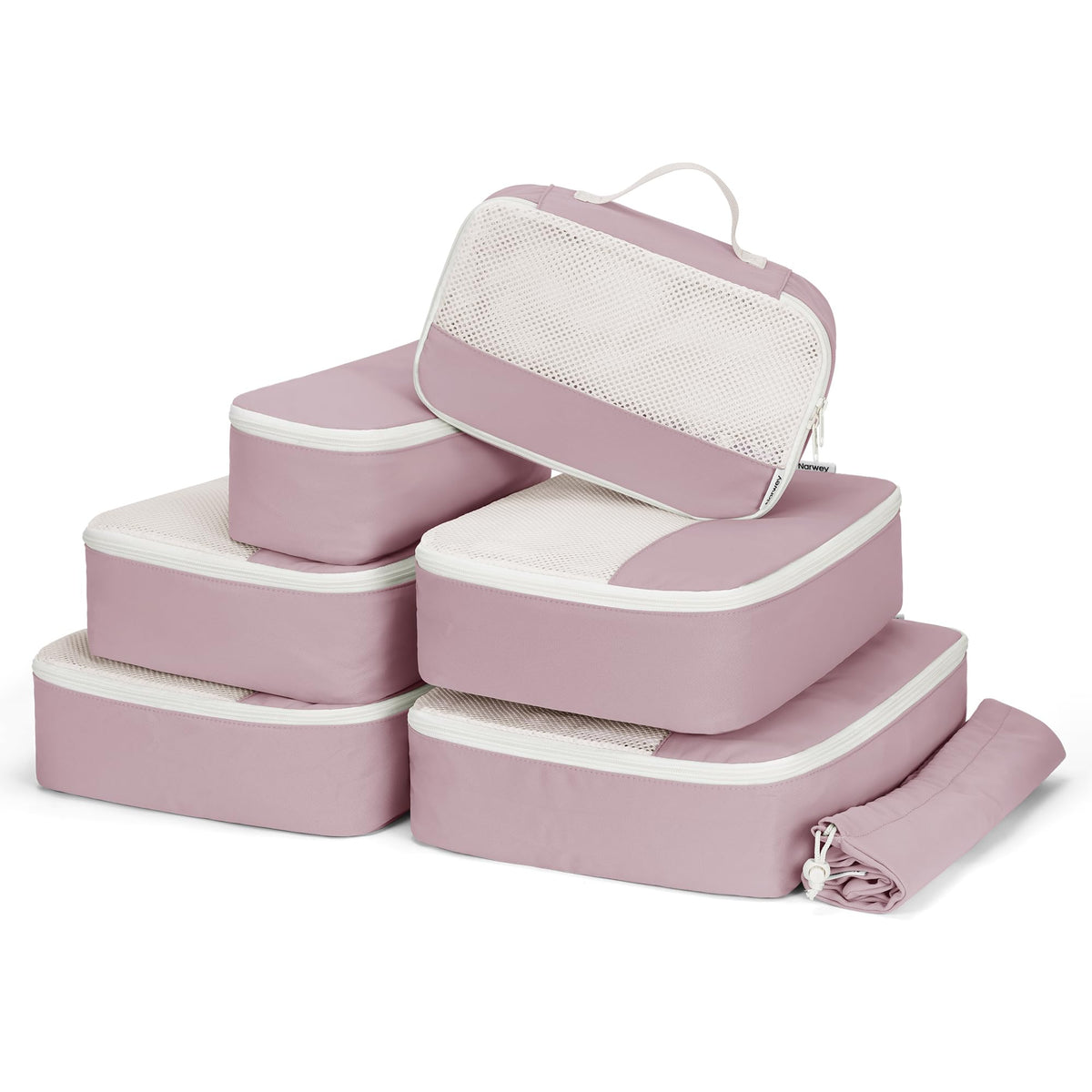 Narwey Packing Cubes for Travel, Luggage Organizer Bags for Women Kids