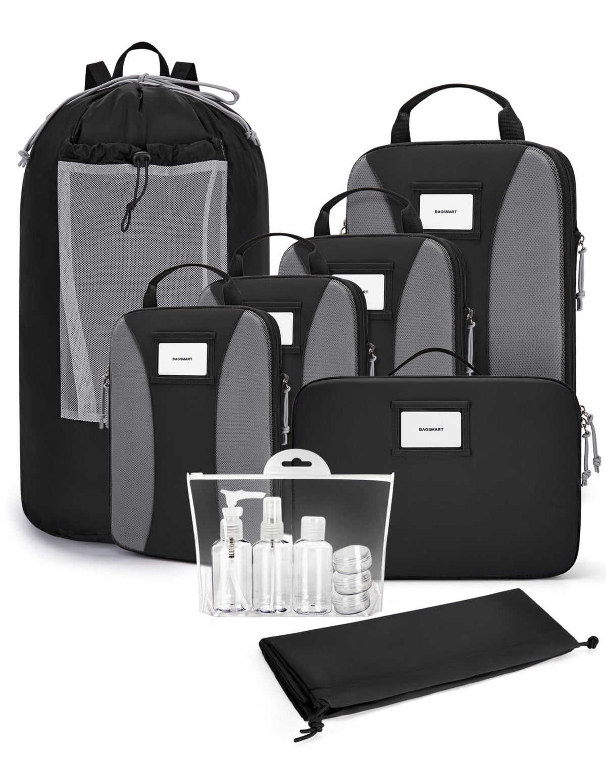 BAGSMART Compression Packing Cubes, Lightweight Travel Essentials