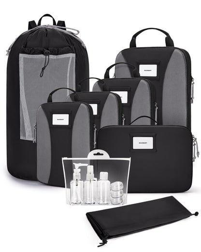BAGSMART Compression Packing Cubes, Lightweight Travel Essentials