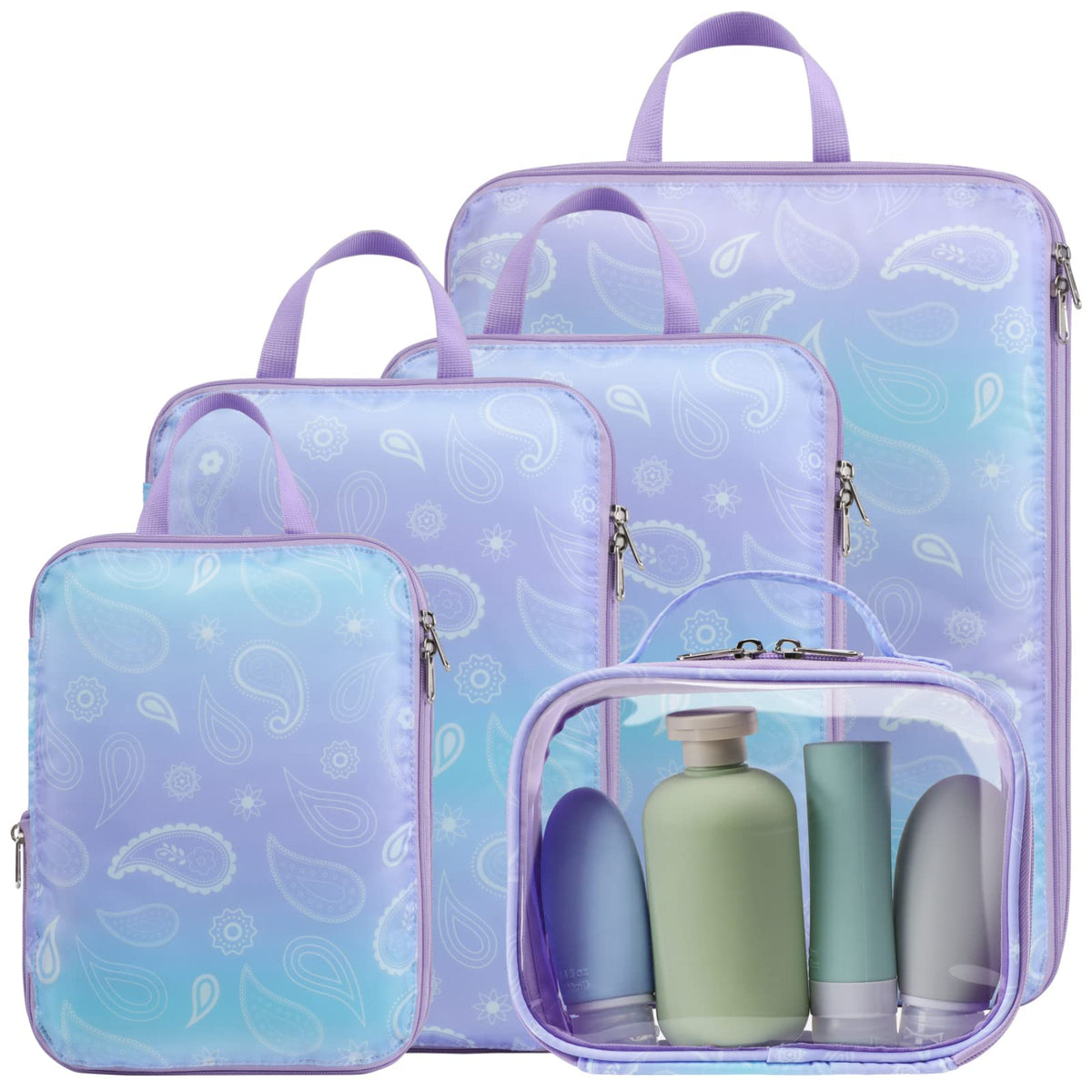Cambond Compression Packing Cubes for Travel - Luggage Suitcase Organizer