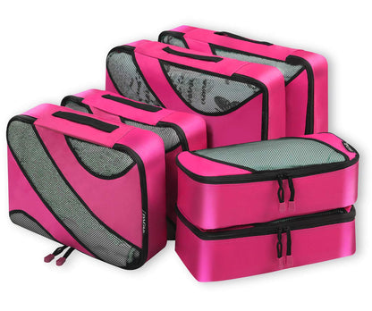 BAGAIL 6 Set Packing Cubes,Travel Luggage Packing Organizers