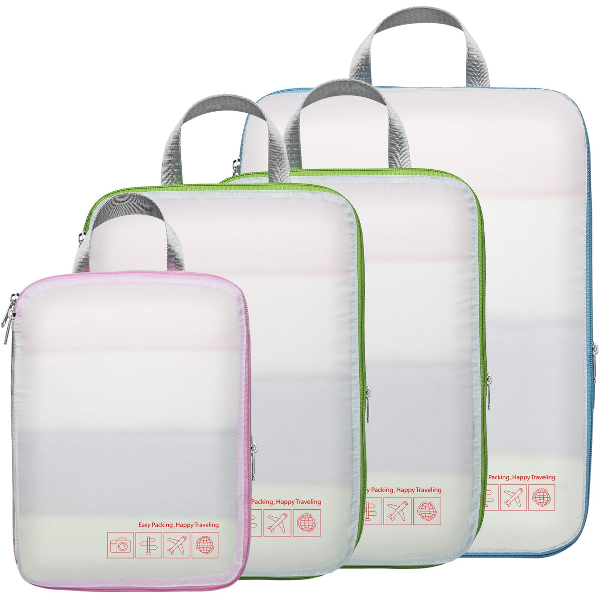 Cambond Compression Packing Cubes for Travel - Luggage Suitcase Organizer