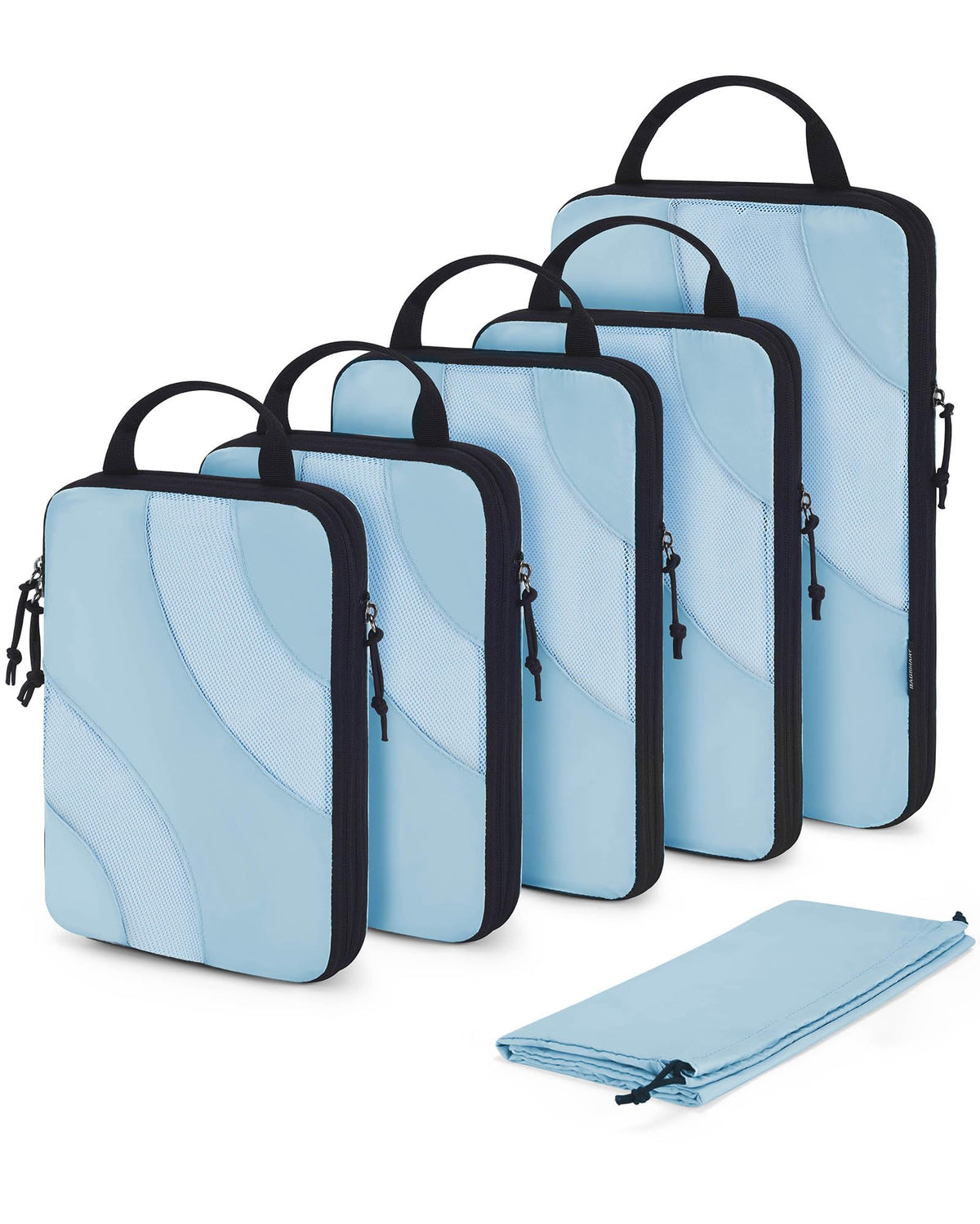 BAGSMART Compression Packing Cubes for Travel