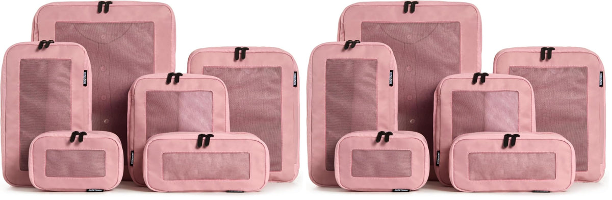 Aerotrunk Compression Packing Cubes for Travel, 6-Pack, Light Grey