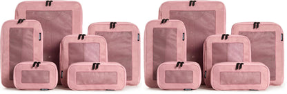 Aerotrunk Compression Packing Cubes for Travel, 6-Pack, Light Grey