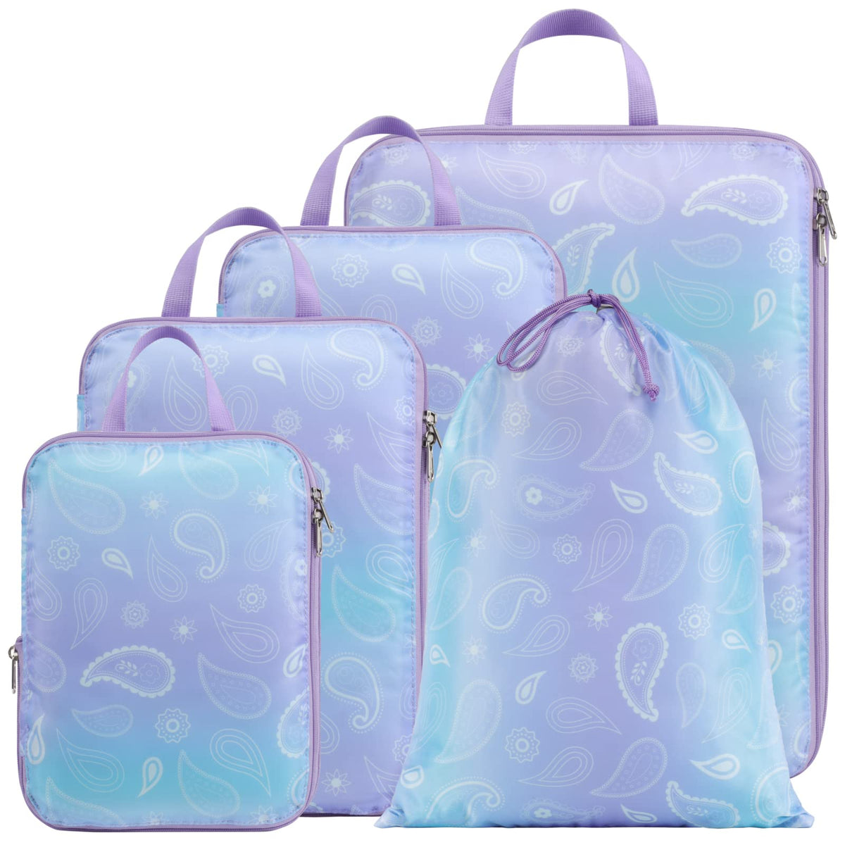 Cambond Compression Packing Cubes for Travel - Luggage Suitcase Organizer
