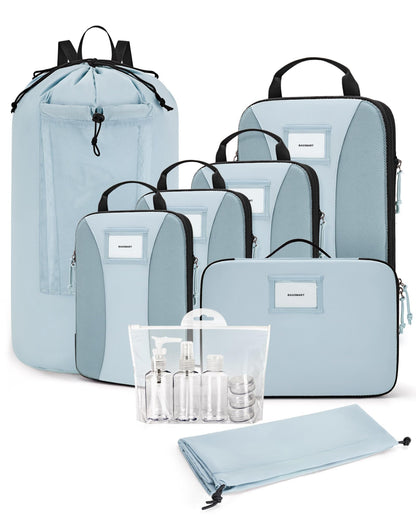 BAGSMART Compression Packing Cubes, Lightweight Travel Essentials