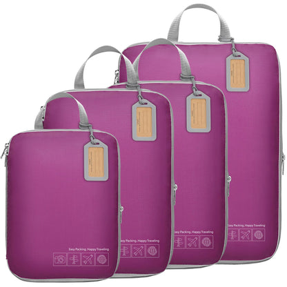 Cambond Compression Packing Cubes for Travel - Luggage Suitcase Organizer