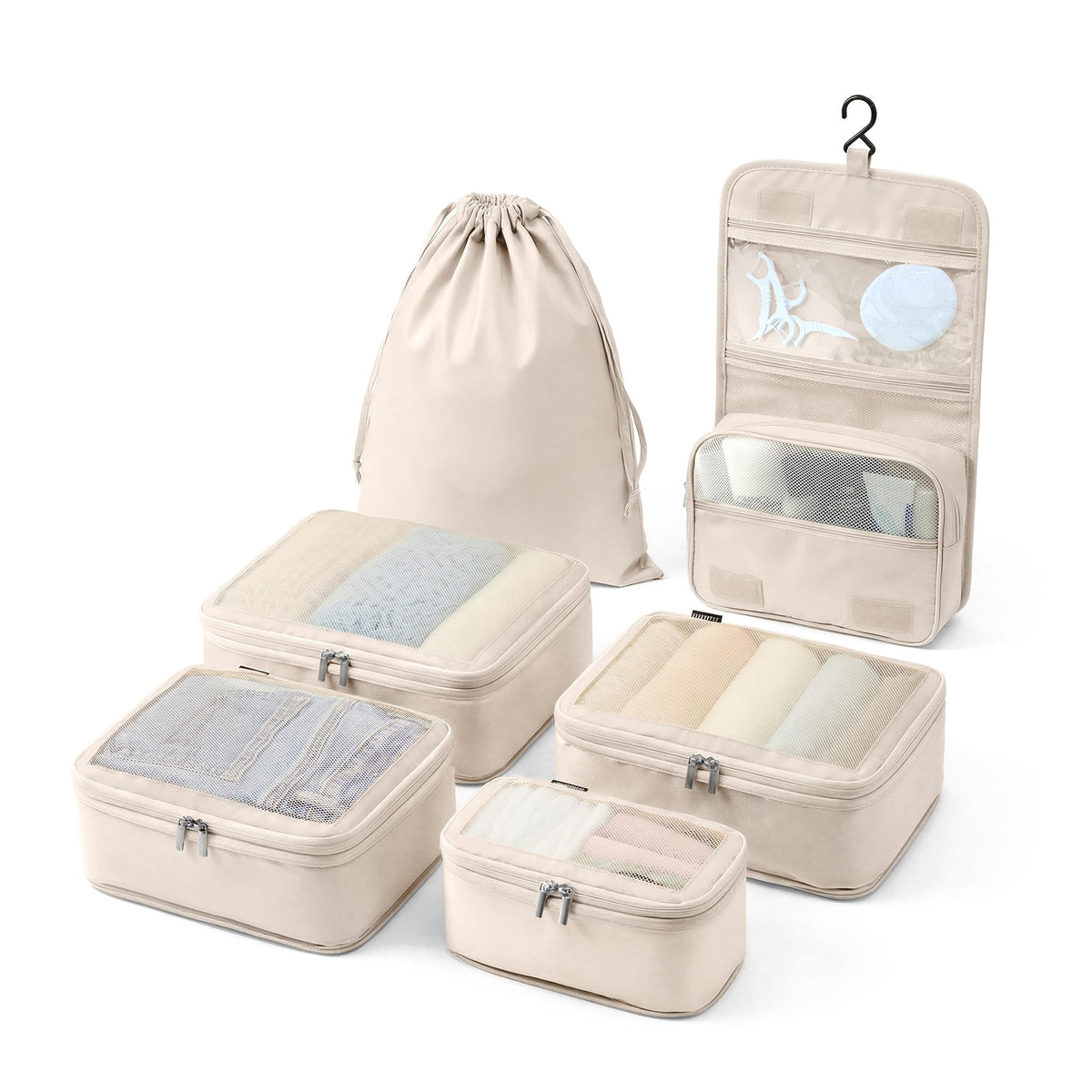 Vandel Space-Saving Compression Packing Cubes for Women 4-Pack Compressible