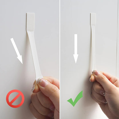 MOVELYST White Wall Hooks for Hanging, 32 Hooks+40 Strips, Value Pack (S)