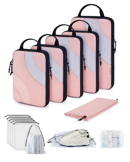 BAGSMART Compression Packing Cubes for Travel