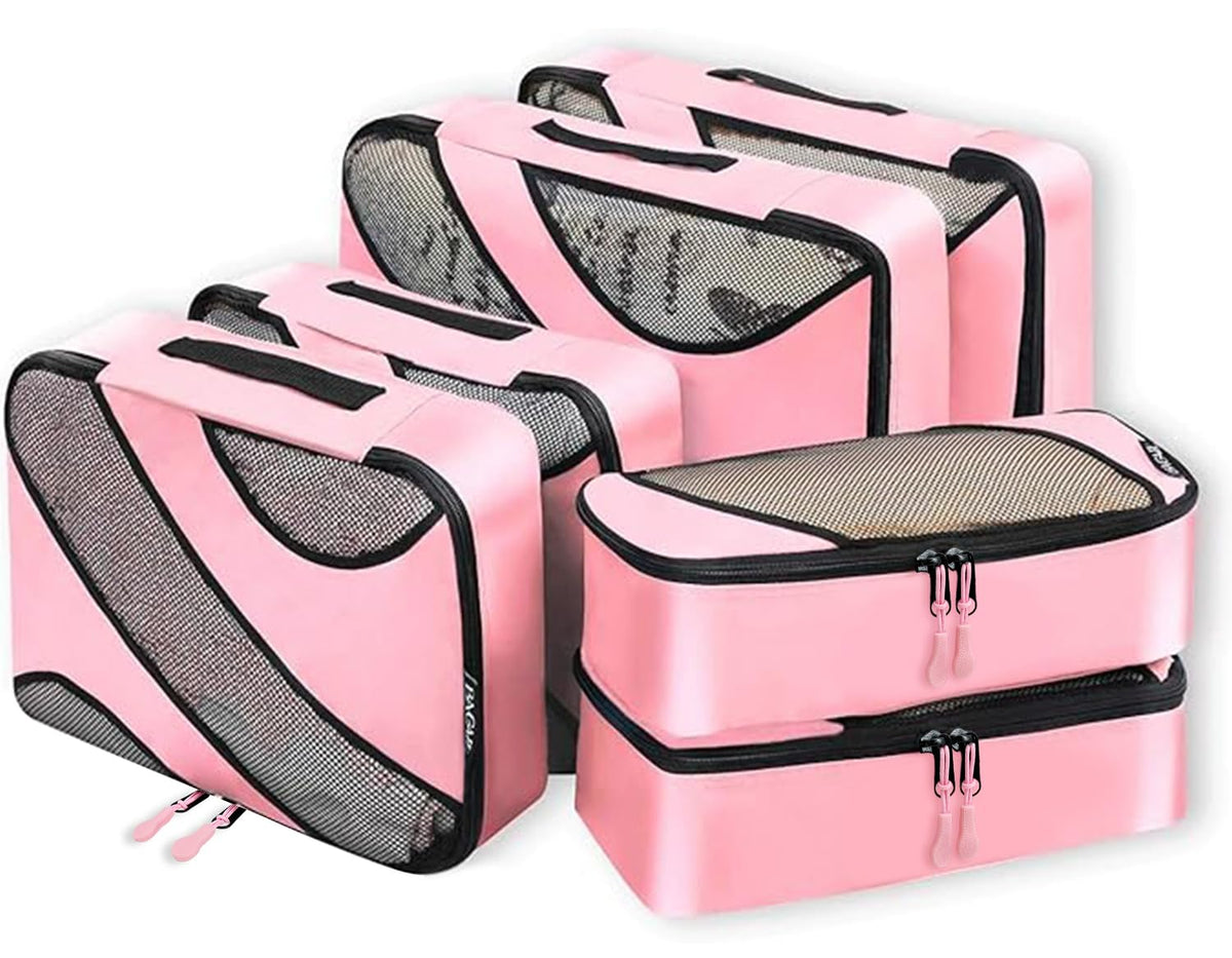 BAGAIL 6 Set Packing Cubes,Travel Luggage Packing Organizers