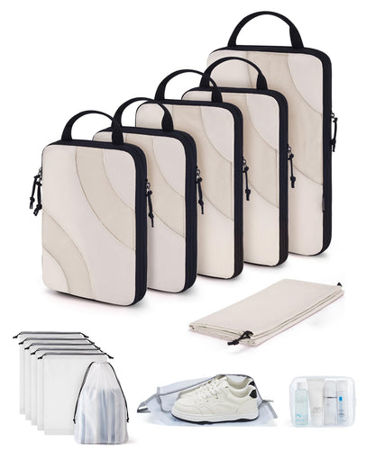BAGSMART Compression Packing Cubes for Travel