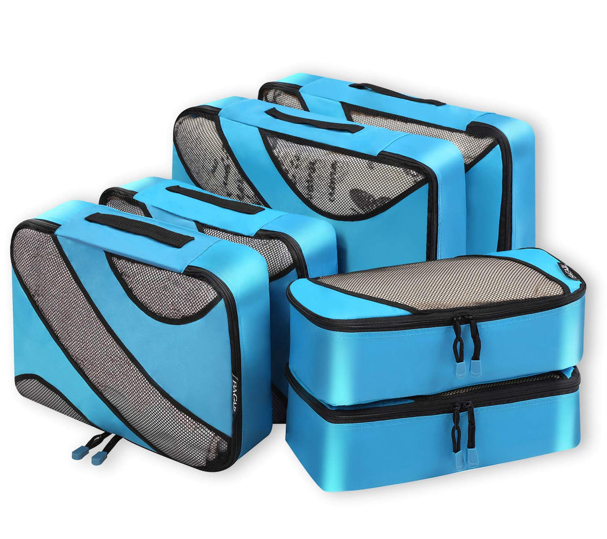 BAGAIL 6 Set Packing Cubes,Travel Luggage Packing Organizers