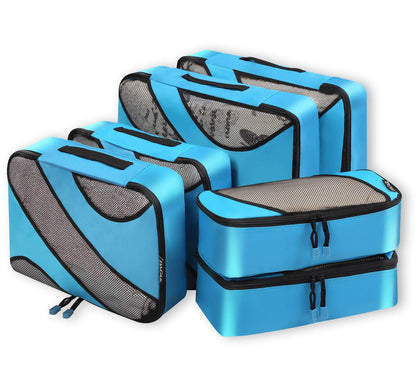 BAGAIL 6 Set Packing Cubes,Travel Luggage Packing Organizers