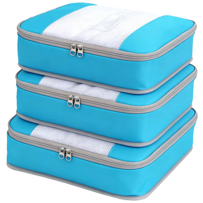 Packing Cubes for Travel - Luggage Organizer Bags for 24" Suitcase Clothes Accessories Storage Travel Organizer Cubes for Luggage 1/2X1PACK+1/4X2PACK