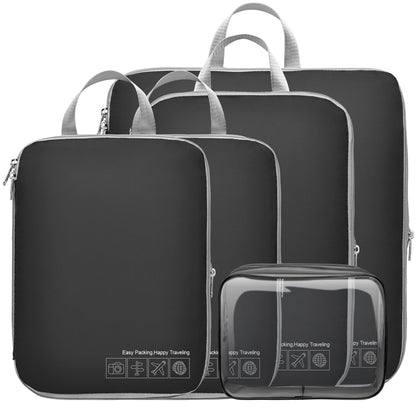 Cambond Compression Packing Cubes for Travel - Luggage Suitcase Organizer